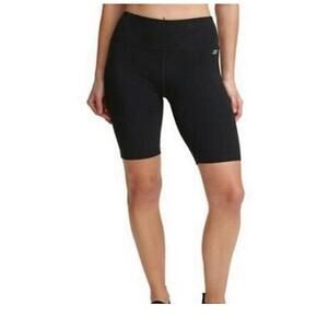DKNY Women's Sport Icon High-Waist Athletic Bike Shorts M